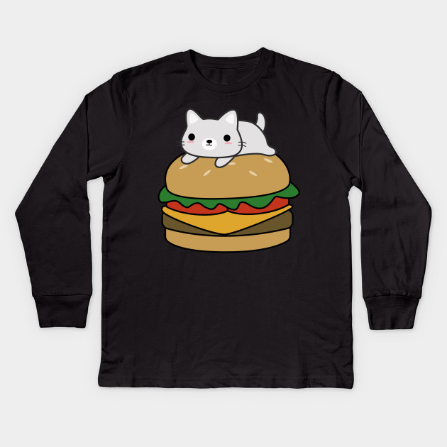 Cute Hamburger Cat T-Shirt